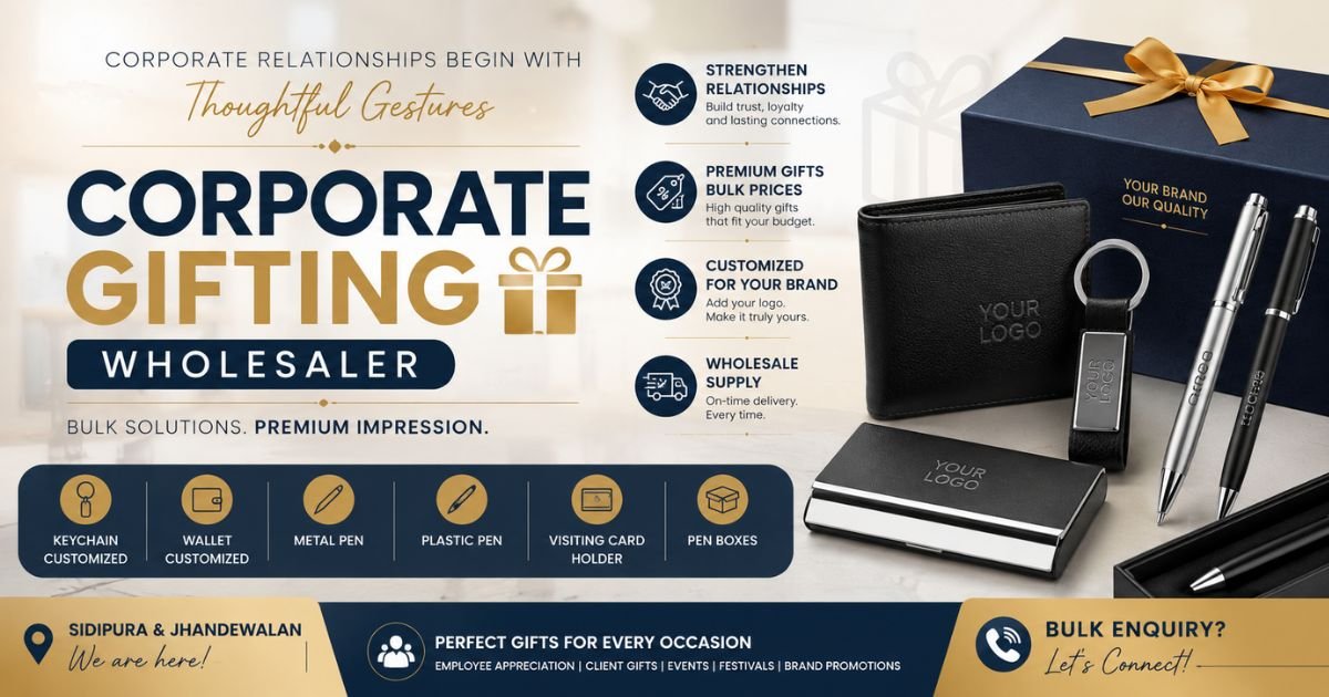 Corporate Gifting Wholesaler in Sidipura and Jhandewalan