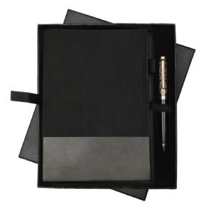 Sophisticated Modern Professional Black Notebook Set NP-18