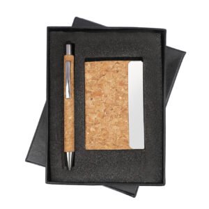 Eco-Friendly Cork Pen Card Holder Set PC-06