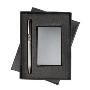 Premium Metallic Pen Card Holder Set PC-03