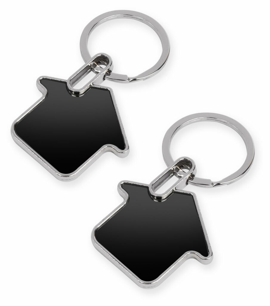 MoonGlow Heart Keychain for Couples